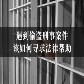 遇到偷盗刑事案件，该如何寻求法律帮助？