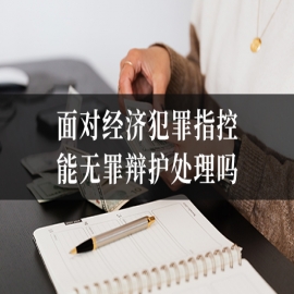 面对经济犯罪指控，能无罪辩护处理吗