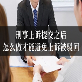 刑事上诉提交之后，怎么做才能避免上诉被驳回？